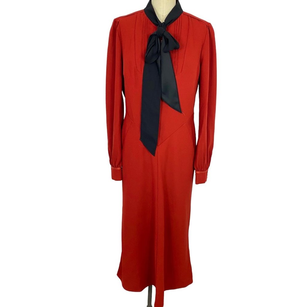 NWT Coach Bow Neck Dress